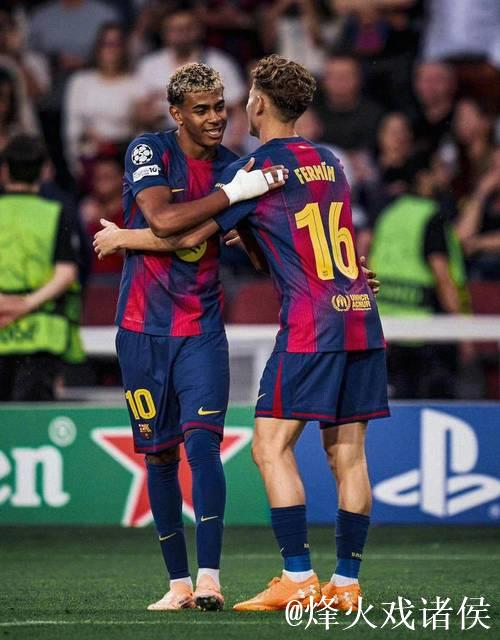 欧冠-费尔明戴帽拉什福德双响 巴萨6-1狂胜奥林匹亚科斯